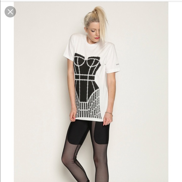 Chromat cage t shirt white Sz XXL - Picture 1 of 3